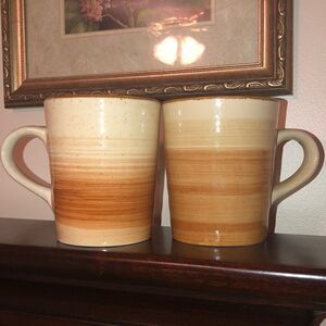 Set of two Country Style Mugs